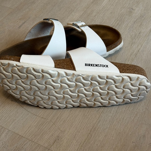 Birkenstock Sydney White Birko-Flor Slide Narrow Sandals Size 40 size 9- 9 1/2 - Picture 4 of 7